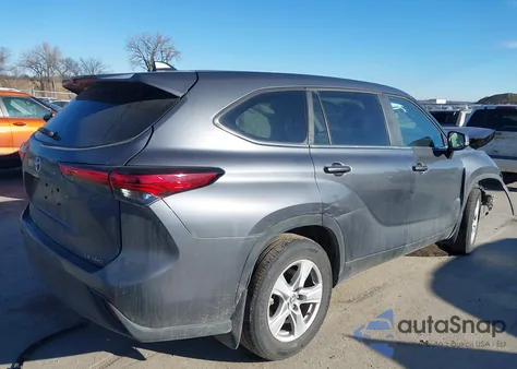 2023 Toyota Highlander Le z USA, uszkodzony, nr VIN 5TDKDRBH4PS047558